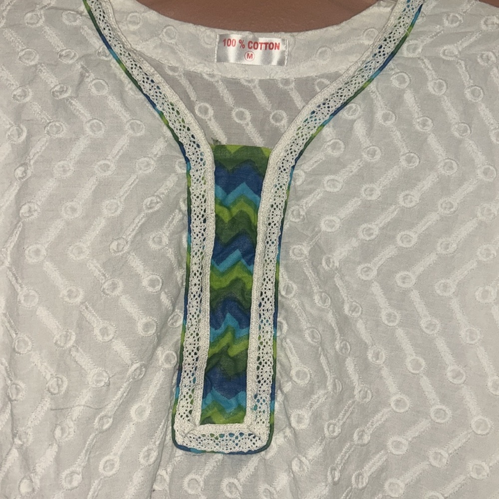COTTON DRESS SZ MEDIUM - Picture 5 of 6